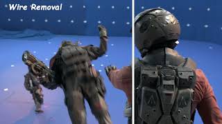 Wire removal + Blue Screen Removal | Nuke Editing | Behind the sceens