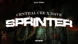 SPRINTER - CENTRAL CEE X DAVE (Lyric Video) | RapFlow Verse | Aussie Hip Hop 2024