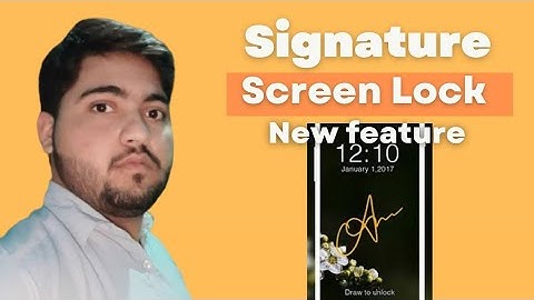 Signature lock screen app | signature lock kaise lagaye | how to signature screen lock