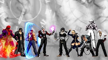 Legend God Rugal Team vs Code Crashed Killer Team | KOF MUGEN