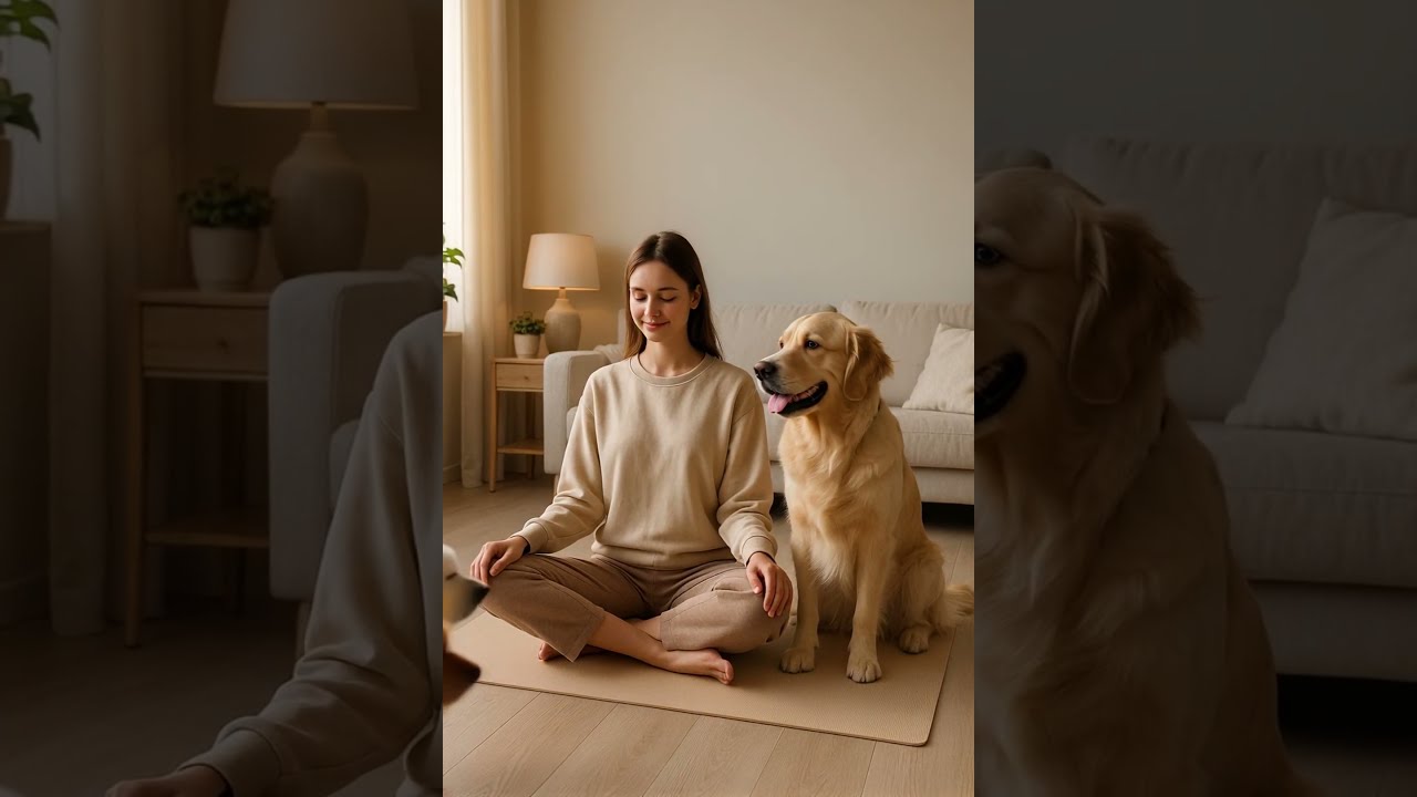 Meditation Not With These Pets Around Shorts Funnypets