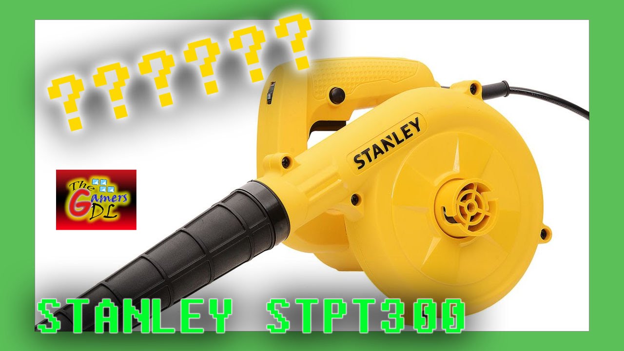 Limpieza interna PC - Sopladora Stanley STPT600-B3 - YouTube