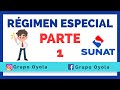 RÉGIMEN ESPECIAL - OBLIGACIONES TRIBUTARIAS / SUNAT 1RA PARTE