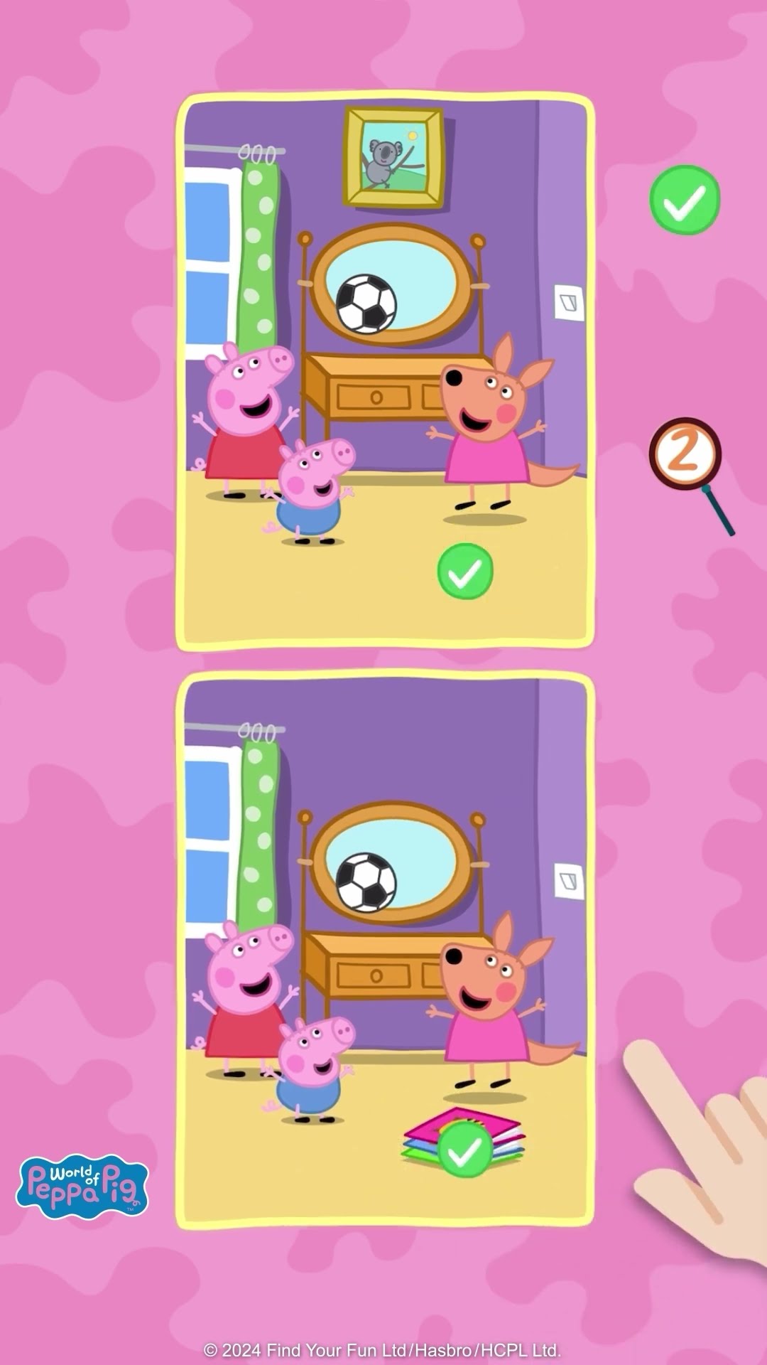 Can you spot the difference? ? #WorldOfPeppaPig #PeppaPig #Shorts
