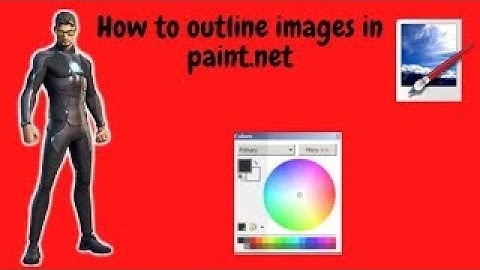 How To Outline An Image In Paint.Net