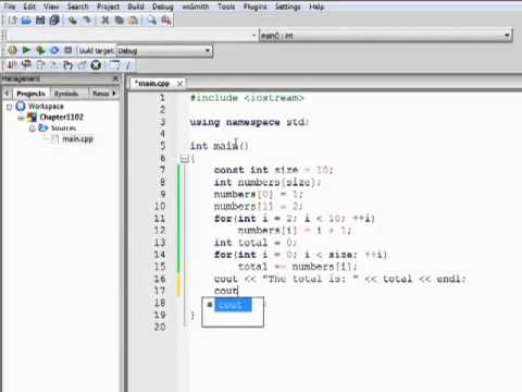 C++ Programming - Working With Arrays - Tutorial - YouTube
