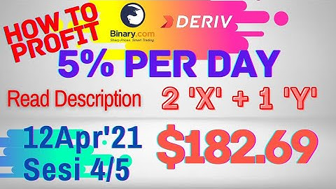 Sesi-4/5 Binary Deriv Trading Journal 12 Apr