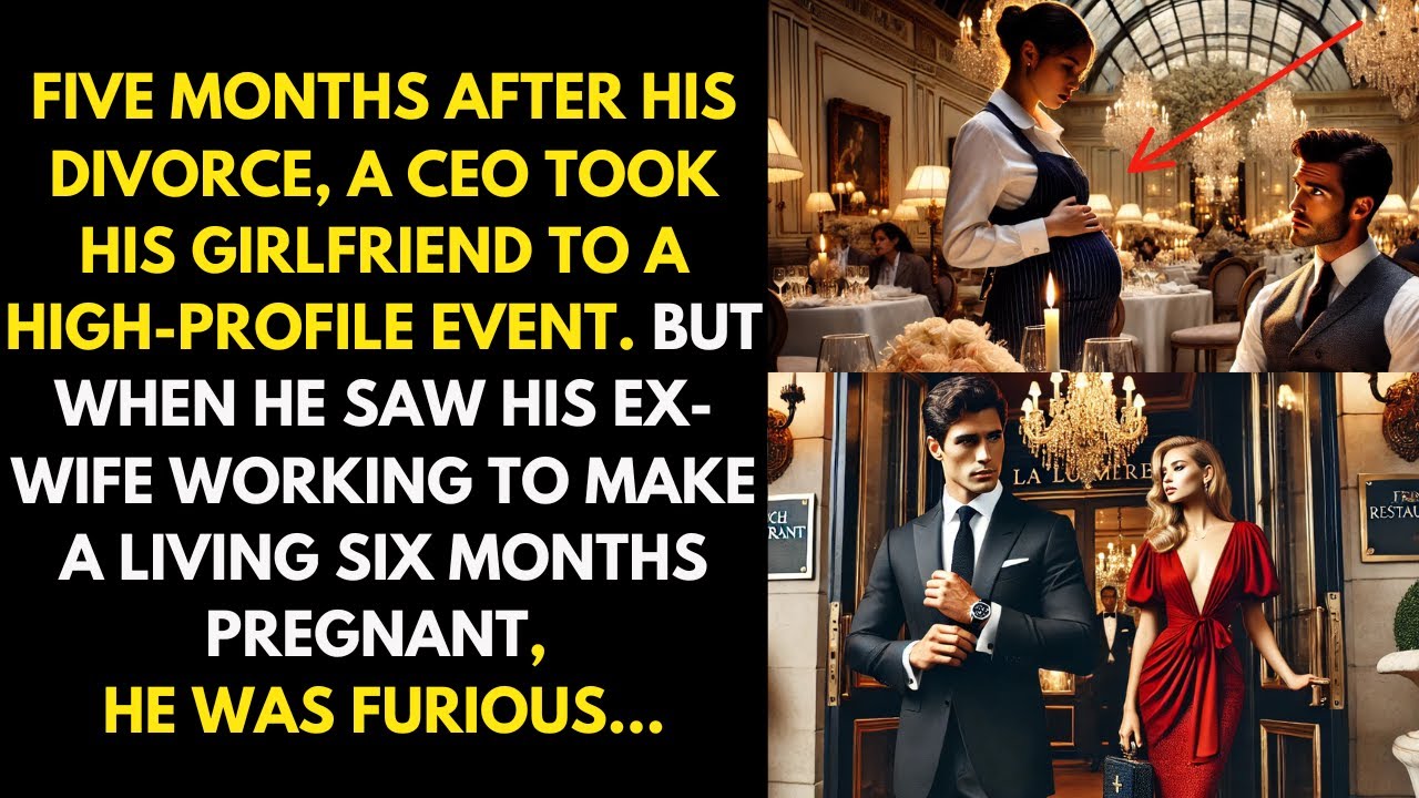 A Billionaire CEO took his girlfriend out for dinner. But when he saw his ex-wife pregnant...