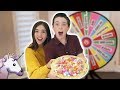 THE UNICORN PIZZA!! - MYSTERY WHEEL CHALLENGE!!