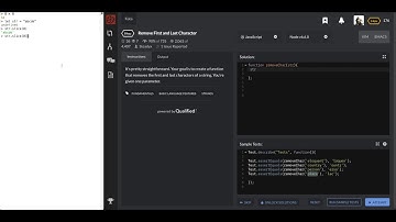Javascript Tutorial Remove First and Last Character