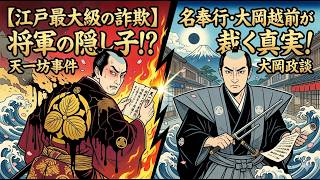 ✔浮世語り | 【江戸最大の詐欺事件】将軍の隠し子は偽物だった!? 稀代のペテン師「天一坊」と大岡裁きの真実