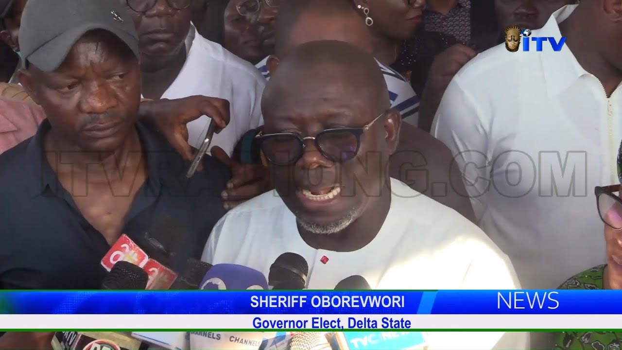 PDP Candidate Sheriff Oborevwori Wins Delta State Governorship Election