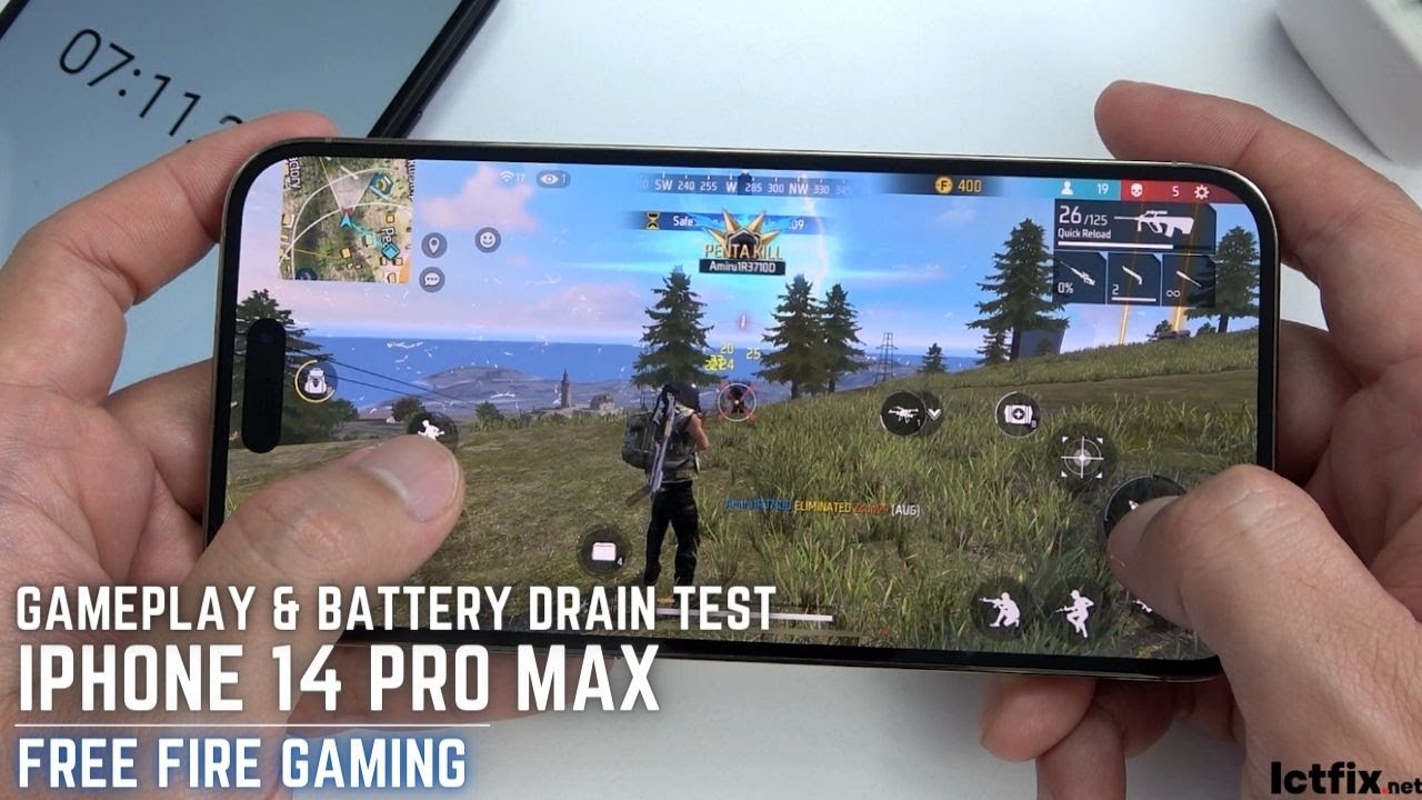 iPhone 14 Pro Max Free Fire Gaming test