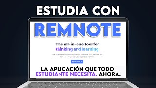 ¿CÓMO ESTUDIAR CON REMNOTE? | Paso a paso | La mejor app para estudiar