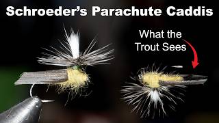 Perfect Caddis Parachute Dry Fly