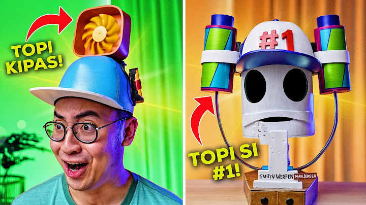 GUE BIKIN TOPI SPONGEBOB LAGI DAN HASILNYA... SEMPURNA :')