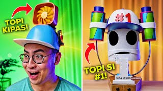 GUE BIKIN TOPI SPONGEBOB LAGI DAN HASILNYA... SEMPURNA :')
