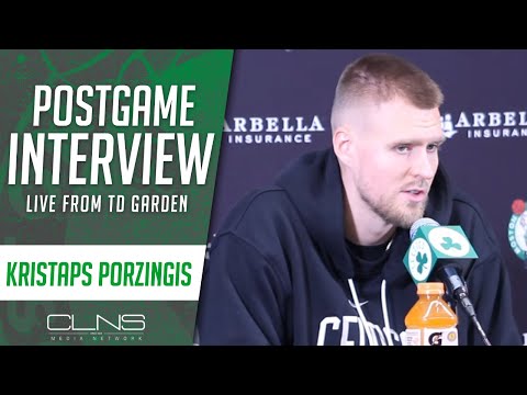 Kristaps Porzingis on Celtics Pick & Roll w/ Jays: It's a BIG PROBLEM for Teams