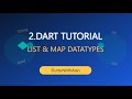 Dart Fundamentals: Mastering Lists &amp; Maps for Beginners  | flutterwithalan |
