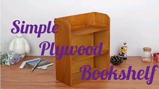 Simple and easy way make bookshelf using plywood