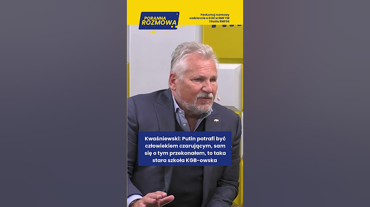 Kwaśniewski: Putin potrafi być człowiekiem czarującym #putin #kgb