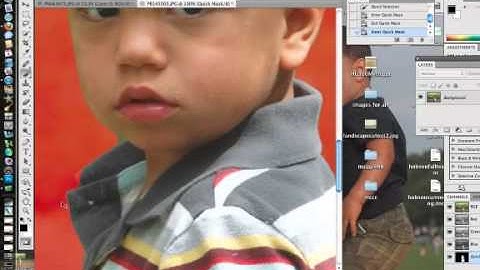 Using Quick Masks to make selections in Photoshop CS5