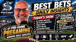 🔥 PREGAMING LIVE: MLB Best Bets + WNBA Picks + COLLEGE FOOTBALL Look-Ahead Plays! ⚾🏀🏈