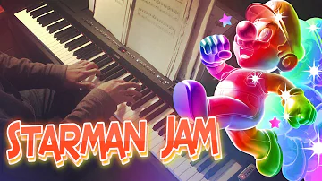 Starman Jam/Rainbow Mario Theme (Chill Version) -  Piano Cover