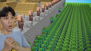 Chúng mình đã tạo ra cách An Toàn Tốt Nhất..! Để Bảo Vệ Dân Làng Trong Minecraft