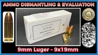 9mm Luger Deconstruction (PPU 124grs -  PPRM9B | A-033 ) Ammo/Ammunition Dismantling & Evaluation