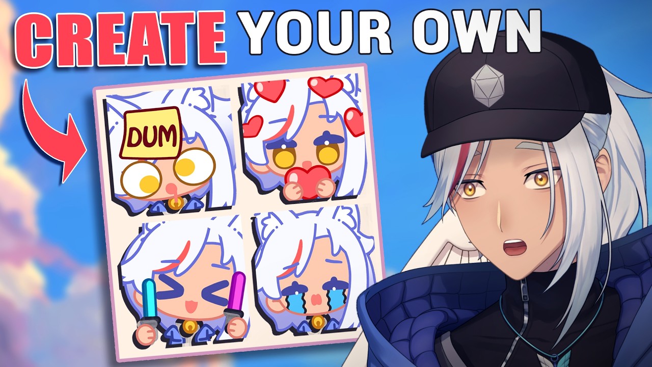 How To Make Custom Twitch Emotes Without Drawing Or Commissioning - YouTube