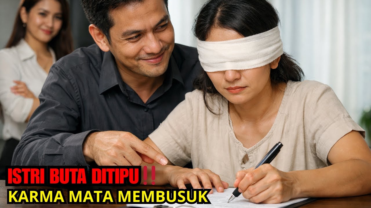 Istri Buta Dipaksa Tanda Tangan Surat Cerai! Suami Menyesal Saat Tahu Istrinya, Ternyata...