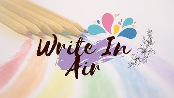 Write In Air(Virtual Painting) Using Python openCV and Mediapipe