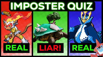 Pokédex Imposter Quiz! - Sinnoh Region (ft. @DeliciousJames)