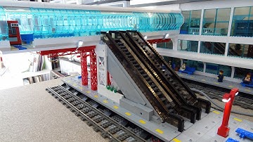 MOC Lego train station WIP E09: The bridge