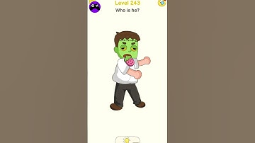 Delete Puzzle level 243 Funny Mobile Games Android ios, Max levels Gameplay Walkthrough #shorts