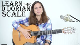 Learn the D Dorian guitar scale 2nd mode of C major guitar lesson