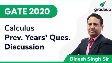 GATE 2020 | Engg. Maths | Class-13 | Calculus:Prev. Years