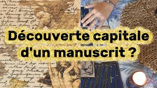 Une découverte capitale d'un manuscrit caché ?