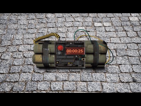 25 Second Timer Bomb 💣 with Loud Giant Bomb Explosion 💥 | YT Timer ✅