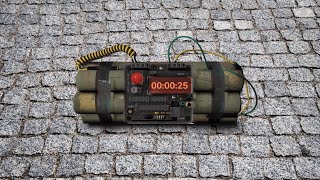 25 Second Timer Bomb 💣 with Loud Giant Bomb Explosion 💥 | YT Timer ✅