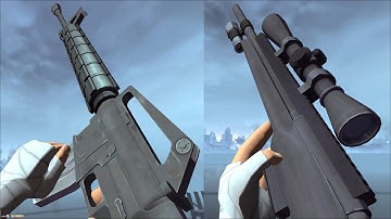 Left 4 Dead 2 Dead Fortress Team Fortress 2 TF2 Weapons Pack Showcase Reload Anim Mod Collection