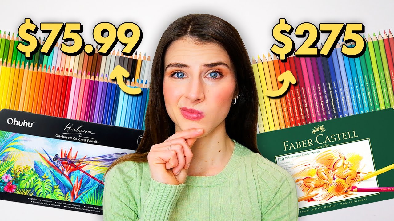 AFFORDABLE VS PRO COLORING SUPPLIES...Does Price Matter?? (Ohuhu vs Polychromos)