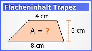 Flächeninhalt für Trapez berechnen | How to Mathe