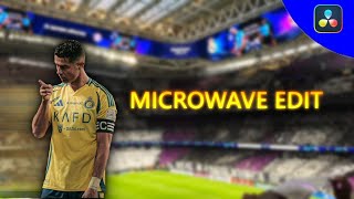 How to Do Microwave Edits  - Davinci Resolve 20 Tutorial #fypシ゚viral  #football  #davinciresolve