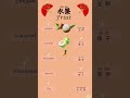 How to read fruit in Chinese! 你见过这些水果吗?龙眼、椰子、菠萝、杏子、无花果大集合!🌴🍍🍑#fruitlovers #水果