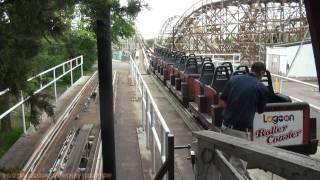 Removing A Train Off Roller Coaster At Lagoon Park