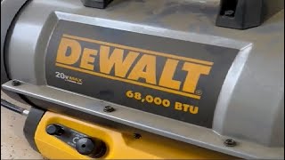 Riscaldatore a propano ad aria forzata DeWalt F340720 DXH125FAV