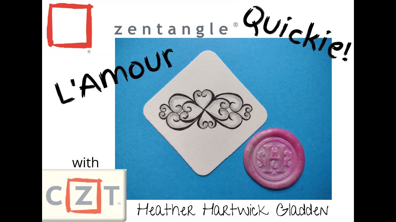 L'Amour | Zentangle® Quickie
