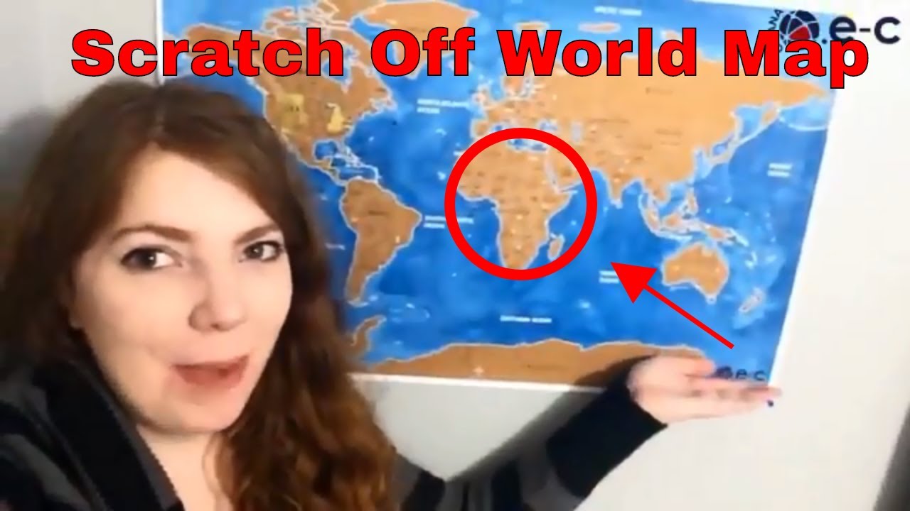 scratch off world map poster with us states outlined